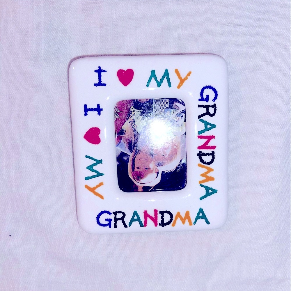Refrigerator Magnet Picture Frame for Grandma
